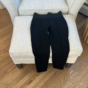 Zara Black Ankle Cropped Pants Relaxed Fit